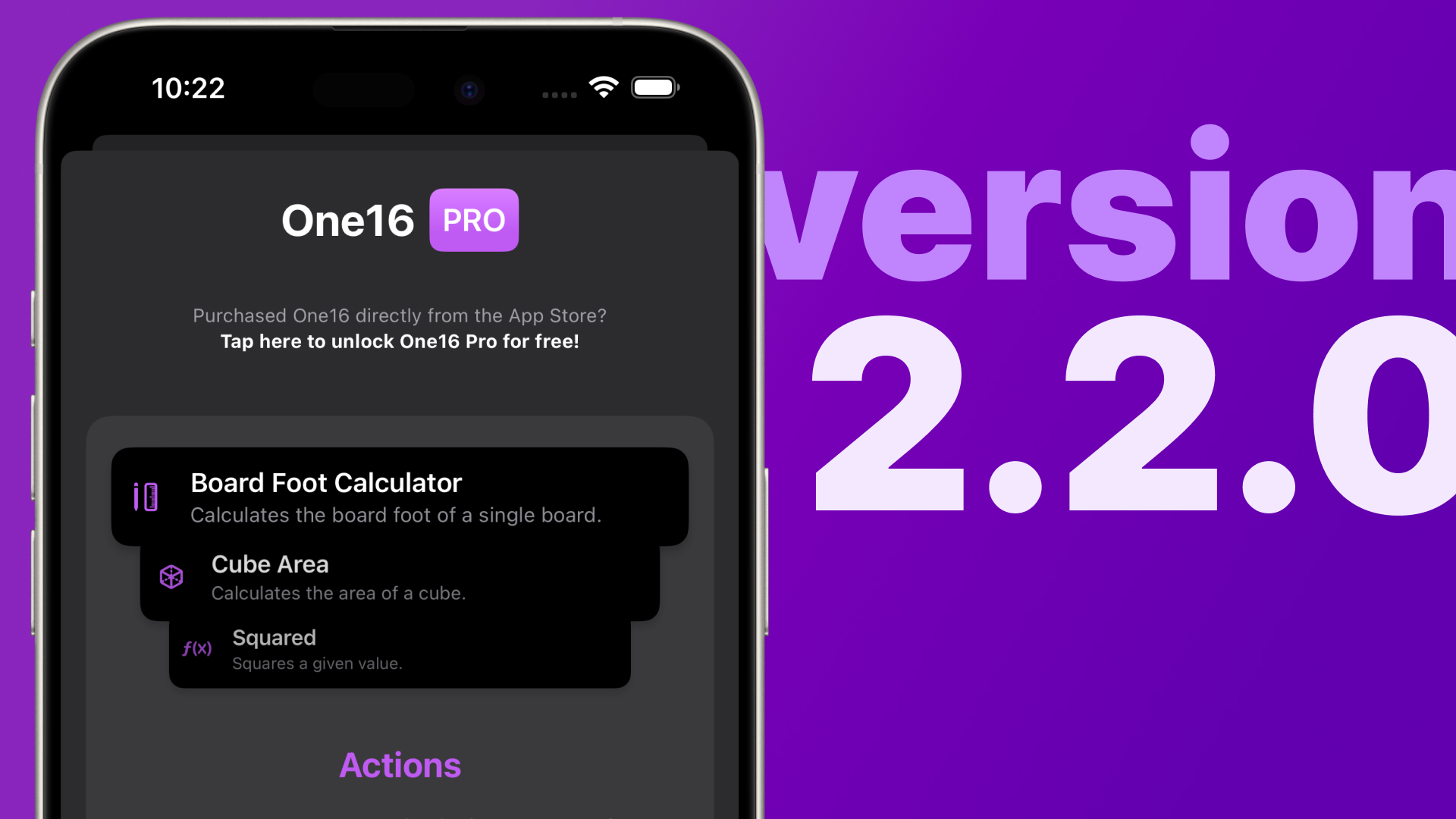One16 Version 2.2.0 Released Cover